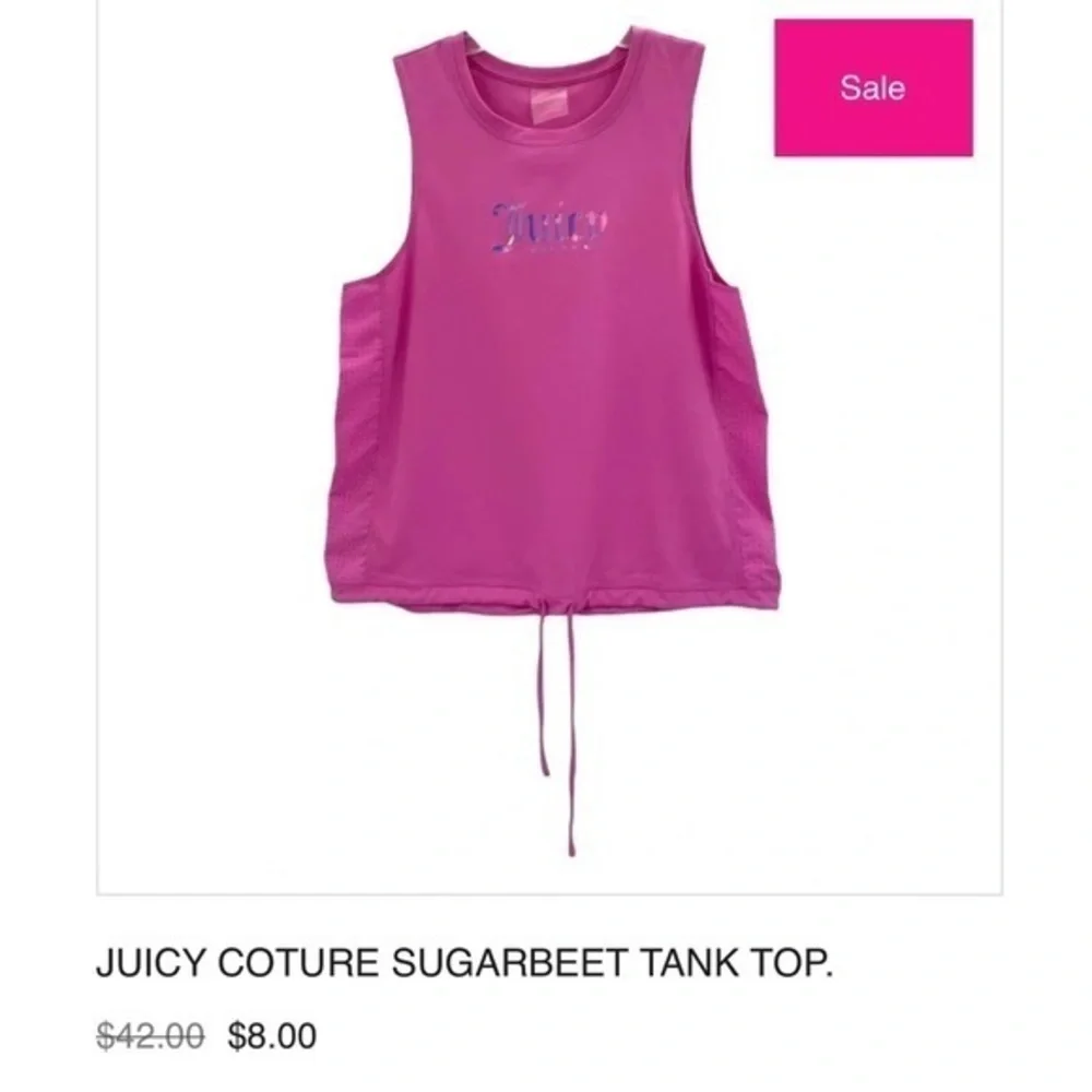 JUICY COUTURE SUGARBEET TANK TOP. - Picture 9 of 9